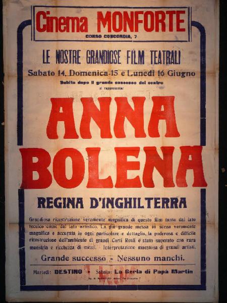 Anna Bolena regina d'Inghilterra/ Destino/ La gerla di Papà Martin