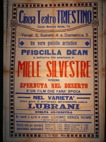 Miele silvestre (Sperduta nel deserto)/ L' uomo senza nome