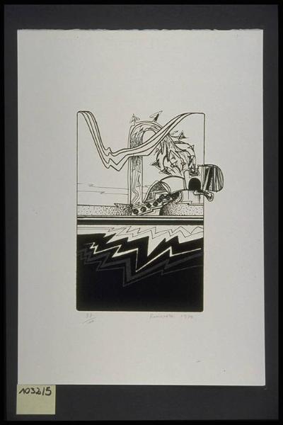 Cinque serigrafie di Luigi Rincicotti