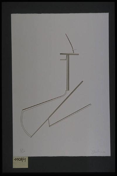 Cinque serigrafie di Gaetano Montanaro. Geometrie ou pas.