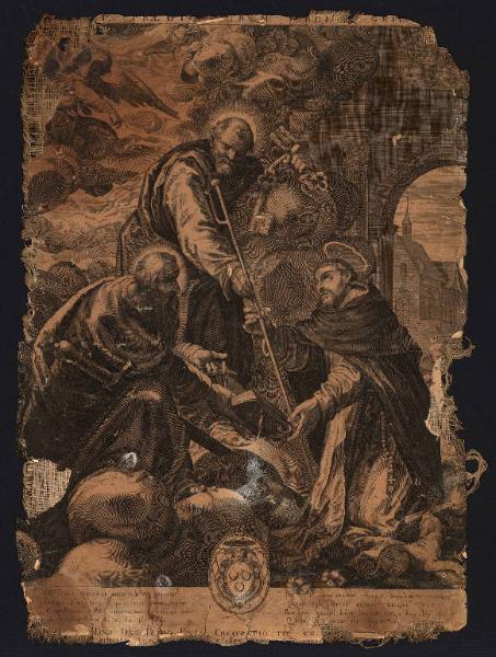 San Domenico con san Pietro e san Paolo. L'istituzione dell'ordine dei domenicani