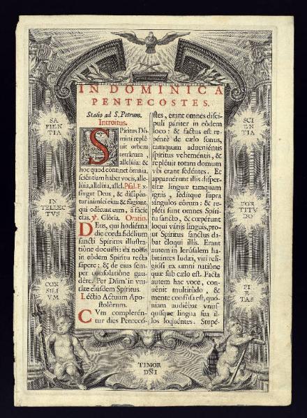 Missale romanum ex decreto sacrosancti concilii tridentini restitutum, Pii V. pont. max. iussu editum, et Clementis VIII. primum, nunc denuo Urbani papæ octaui auctoritate recognitum. In quo missæ propriæ de sanctis omnes ad longum positæ sunt ...