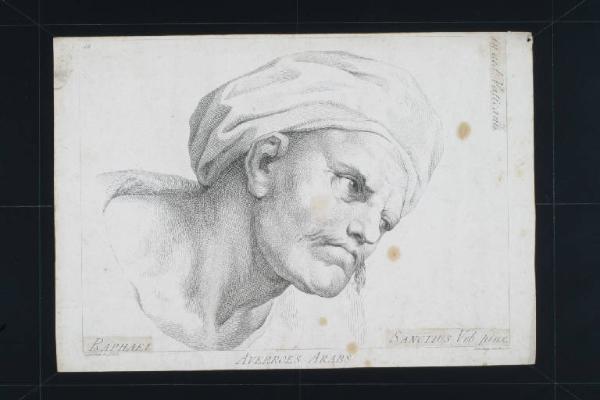 Teste della Celebre Scuola d'Atene dipinta da Raffaello Sanzio da Urbino nel Palazzo Vaticano ; disegnate in XL carte dal Cavalier Antonio Raffaello Mengs incise da Domenico Cunego