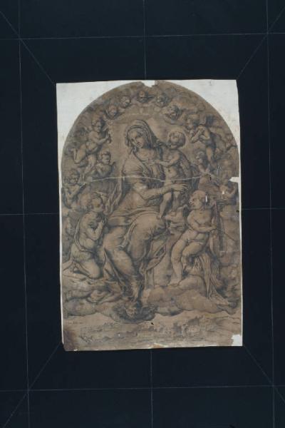 Madonna con Bambino, san Giovannino e angeli