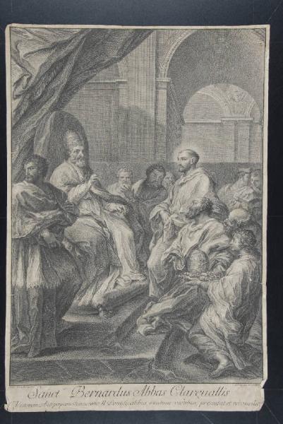 San Bernardo di Chiaravalle presenta papa Innocenzo II