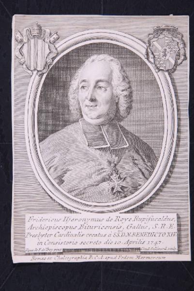 Ritratto dell'arcivescovo Federico Gerolamo de La Rochefocauld de Roye