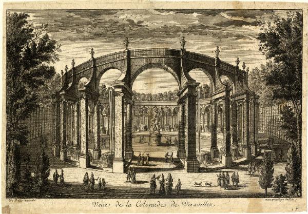 Veue de la colonade de Versailles