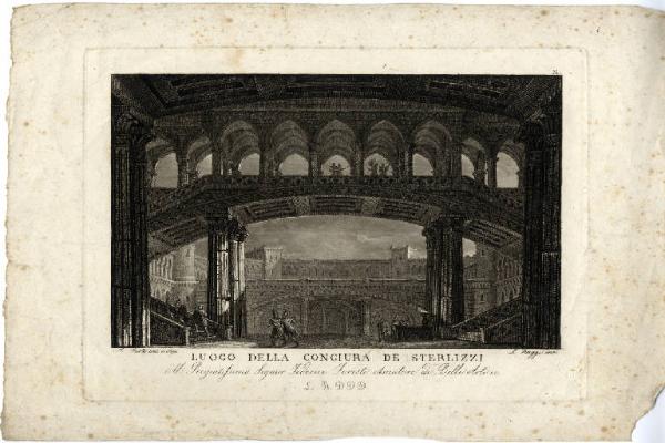 Raccolta inedita di cinquanta scene teatrali le più applaudite nei teatri italiani, disegnate e incise da Lorenzo Ruggi pittore di decorazioni in Bologna