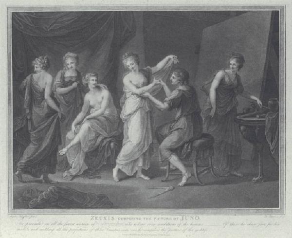 ZEUXIS COMPOSING THE PICTURE OF JUNO