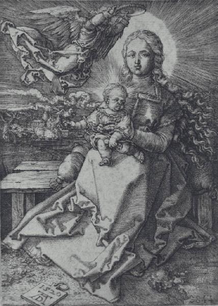 Madonna con Gesù Bambino incoronata da un angelo