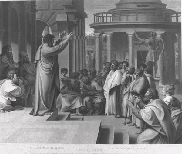 PAUL PREACHING AT ATHENS
