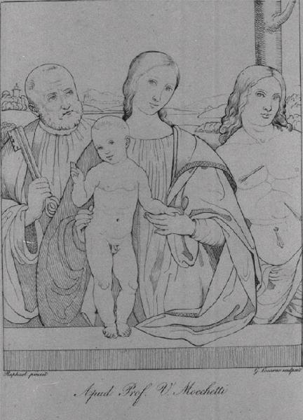 Madonna con Gesù Bambino, San Pietro e San Sebastiano