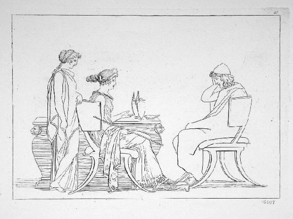 Sujets de l'Odissée d'Homere gravés d'aprés les dessins et compositions de John Flaxman sculpt.r anglais