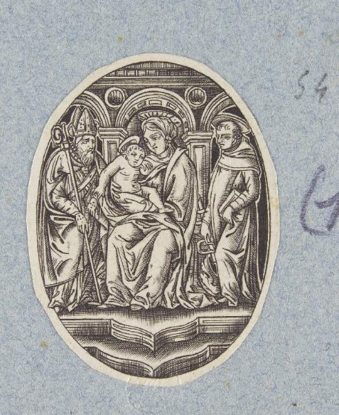 Madonna in trono con Bambino e due Santi