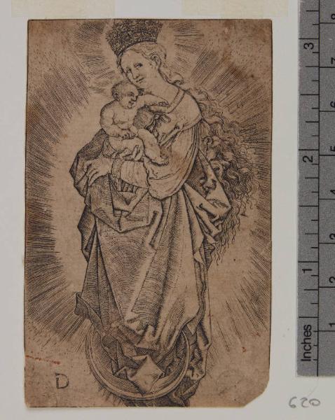 Madonna con Bambino in mandorla sulla luna crescente