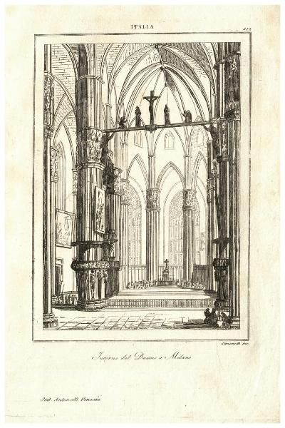 Interno del Duomo a Milano