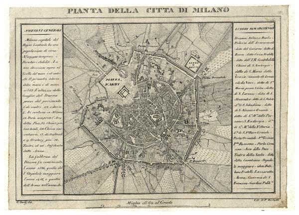 Principali vedute di Milano e de' contorni disegnati ed incisi all'acqua tinta