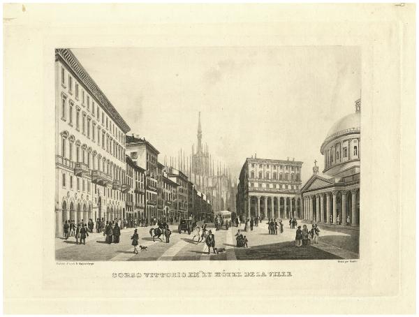 Corso Vittorio Em. et Hôtel del la Ville