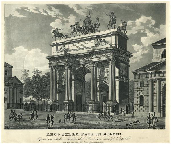 ARCO DELLA PACE IN MILANOOpera inventata e diretta dal marchese Luigi Cagnola