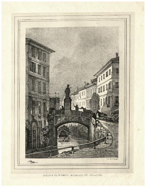 Ponte di Porta Romana in Milano