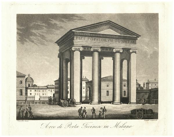 Arco di Porta Ticinese in Milano