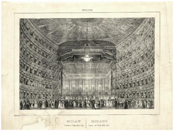 ITALIA MILANInteriéur du Theâtre de la Scala