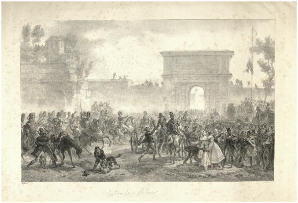 Entrata del generale Bonaparte in Milano per la Porta Romana