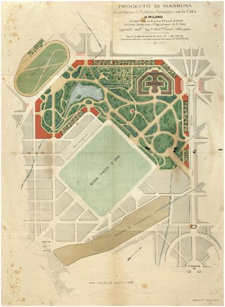 Progetto di un Parco nelle adiacenze di Milano