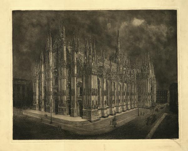 Veduta del Duomo di Milano