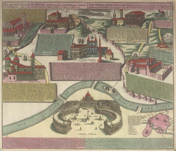 Le sette chiese di Roma con le loro principali Reliquie, Stationi et indulgenze