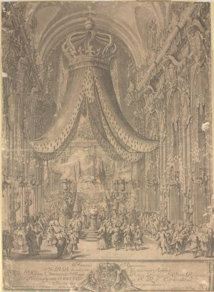 Funeris Apparatus in B.B. duodecim Apostolorum Aedibus ubi Mariae Clementinae