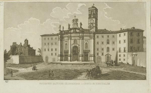 Prospectus Basilicae Sessorianae S. Crucis in Hierusalem