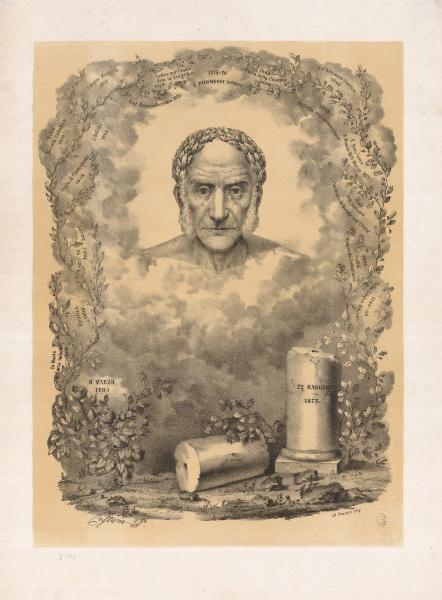 Ritratto allegorico di Alessandro Manzoni