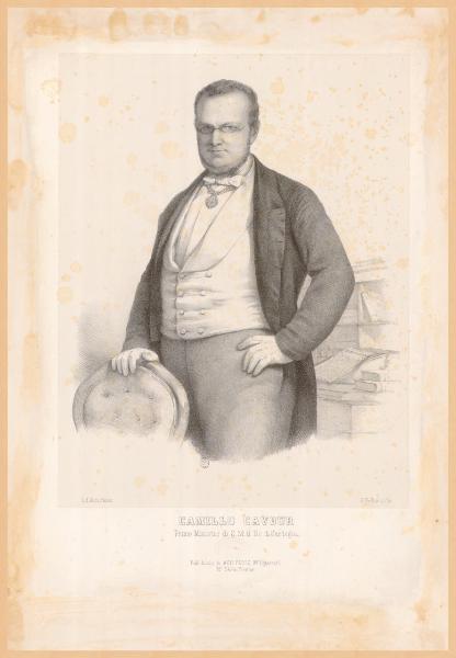 Camillo Cavour Primo Ministro di S.M. il Re di Sardegna