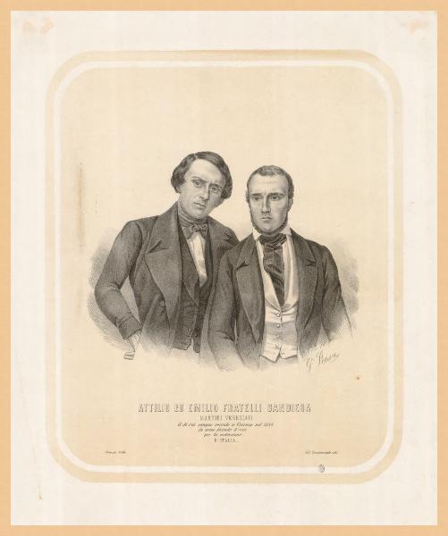 Attilio ed Emilio fratelli Bandiera martiri veneziani