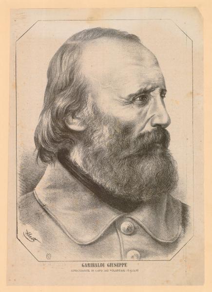 Garibaldi Giuseppe comandante in capo dei volontari italiani