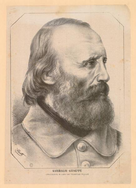 Garibaldi Giuseppe comandante in capo dei volontari italiani
