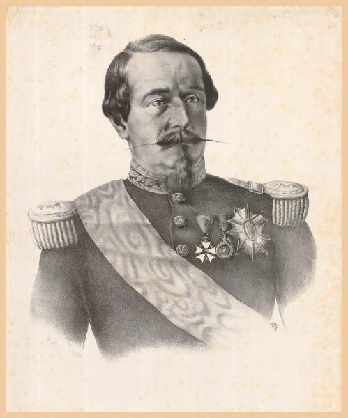 Ritratto di Napoleone III imperatore di Francia