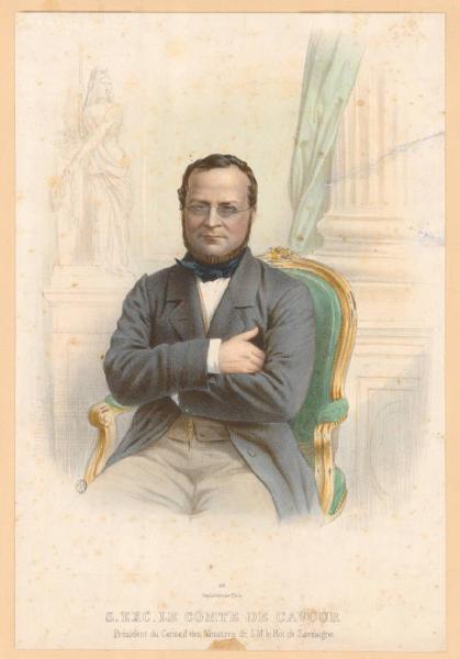 S. Exc. Le Comte de Cavour Président du Conseil des Ministres de S.M. le Roi de Sardaigne