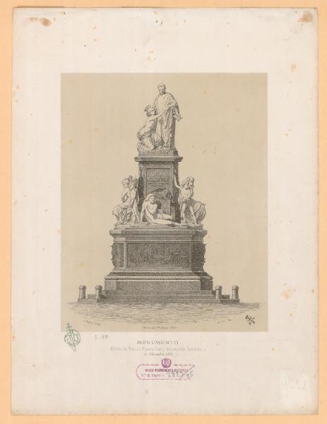 Monumento eretto in Torino, Piazza Carlo Emanuele Secondo