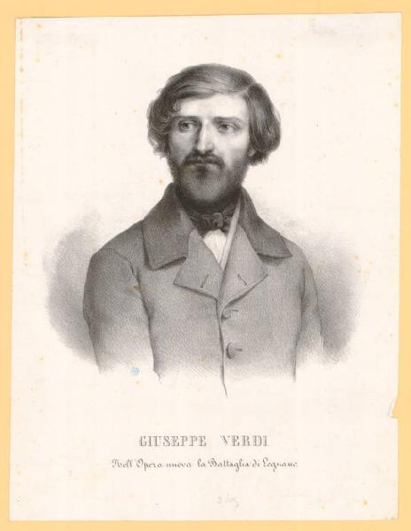 Giuseppe Verdi nell'Opera nuova la Battaglia di Legnano