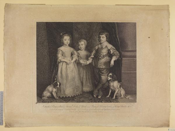 Charles Prince of Wales, James Duke of York, and Princepp Mary, Children of king Charles the 1st