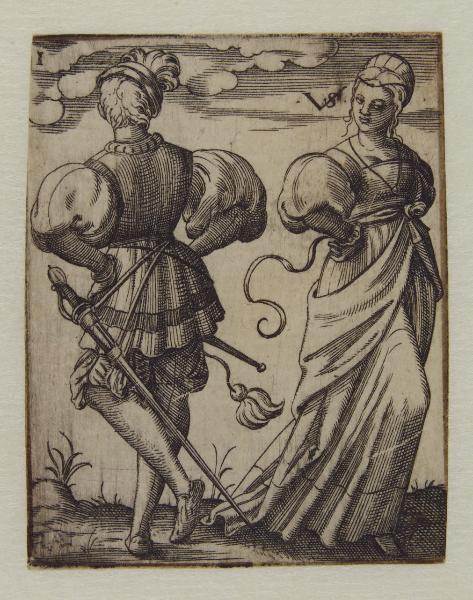 Danzatori, musici e giocatori di carte