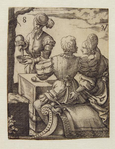 Danzatori, musici e giocatori di carte
