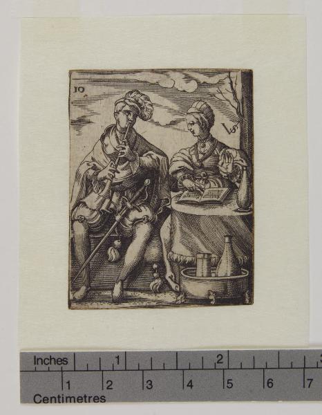 Danzatori, musici e giocatori di carte