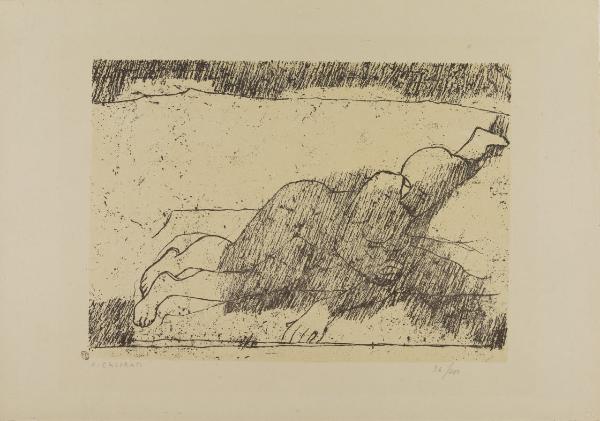 Nudo sdraiato in ombra