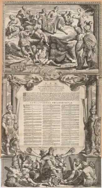 Tesi in folio di Giovanni Maria Secco d'Aragona