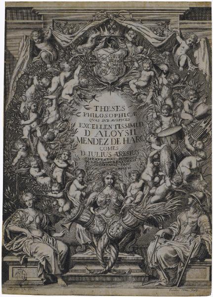 Frontespizio della tesi in filosofia di Giulio Arese