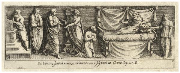Betsabea intercede presso David in favore di Salomone