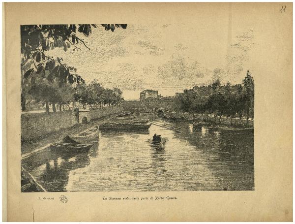 La Darsena vista dalla parte di Porta Genova